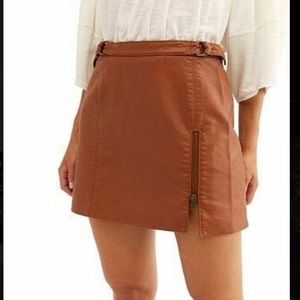 Free people caramel skirt